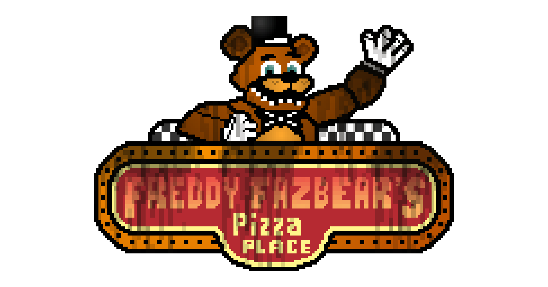 Freddy Fazbear's sign